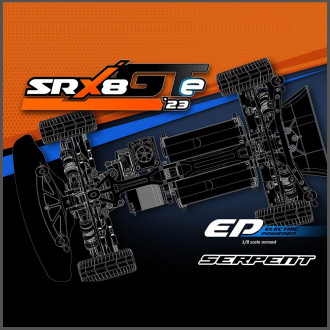 SRX8 GTE 23 1/8 GT AUTOMODELS SERPENT