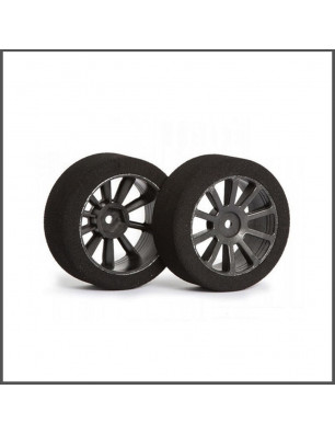 1/10 FOAM 30MM 45° REAR CARBON TIRES MATRIX