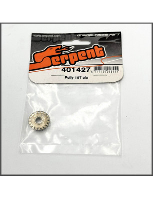 Pully 19T alu SPARE PARTS SERPENT