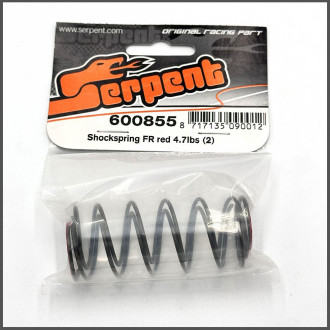 Shockspring fr red 4.7lbs (2) (SER600855)