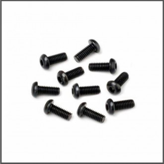 Button head screw m2.5x6mm (hex socket/10pcs) (HB114761)