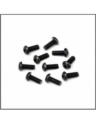 BUTTON HEAD SCREW M2.5X6MM (HEX SOCKET/10PCS) SPARE PARTS HB