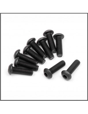 BUTTON HEAD SCREW M2.5X8MM (HEX SOCKET/10PCS) SPARE PARTS HB