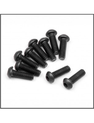 BUTTON HEAD SCREW M2X6MM (HEX SOCKET/10PCS) SPARE PARTS HB