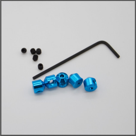 ALUM. 2MM STOPPER 5PCS SPARE PARTS BLISS