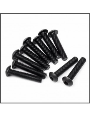 BUTTON HEAD SCREW M3X16MM (HEX SOCKET/10PCS) SPARE PARTS HB