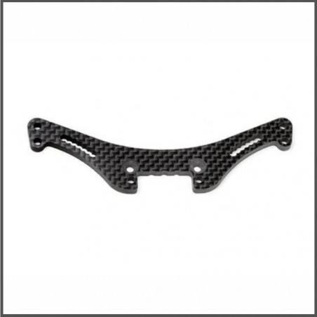 Rear shock tower 3.5mm 3 (carbon fiber) (HB114467)