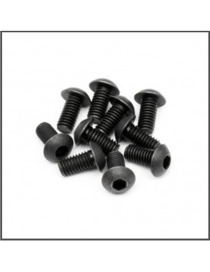 BUTTON HEAD SCREW M3X6MM (HEX SOCKET/10PCS) SPARE PARTS HB