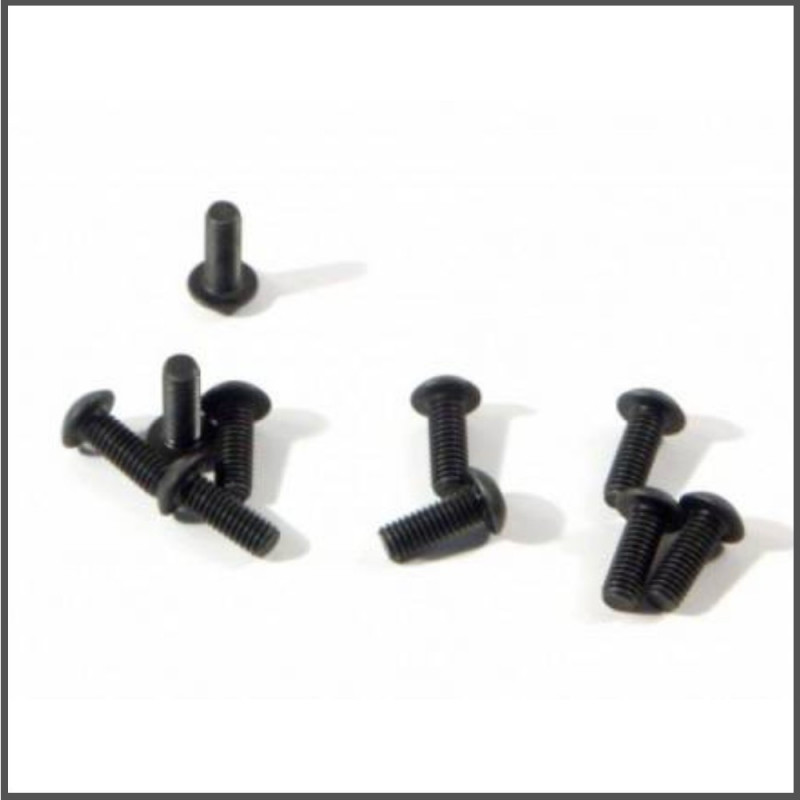 BUTTON HEAD SCREW M3X8MM (HEX SOCKET/10PCS) SPARE PARTS HB