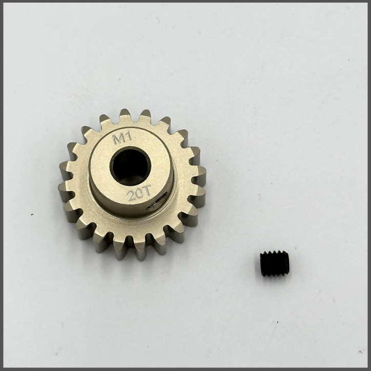 Pinion gear 1/8 electric ergal 20t