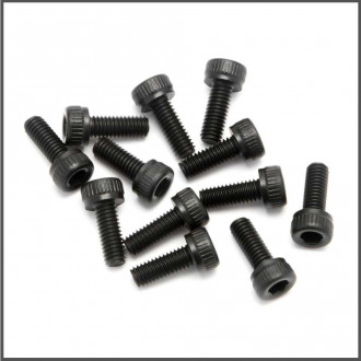 Cap head screw m3x8mm (12pcs) (HBZ542)