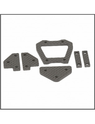 CHASSIS BRACE CARBON SET (E817) Spare Parts HB