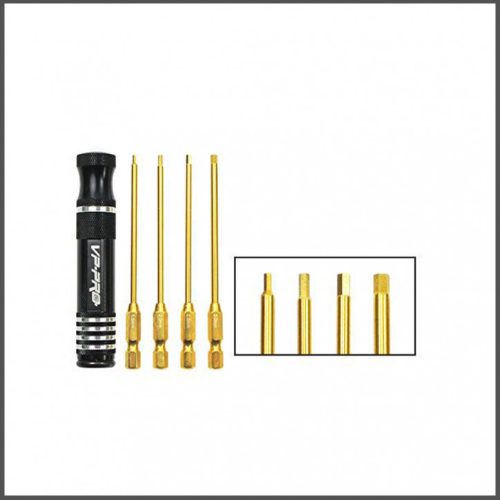 Electric hex screwdriver set (4 tips included) (RS-612E)