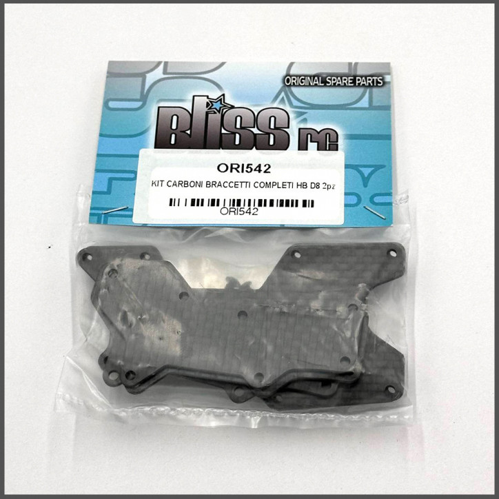 Complete kit arms carbon hb d8 (4 pcs) (ORI542)