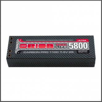 Carbon pro ultra lipo lightweight 5800 110c 7.4v tubes (ORI14087)