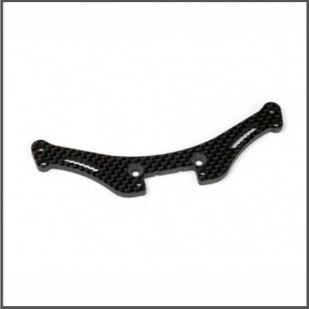 Rear shock tower 3.5mm 2 (carbon fiber) (HB114560)