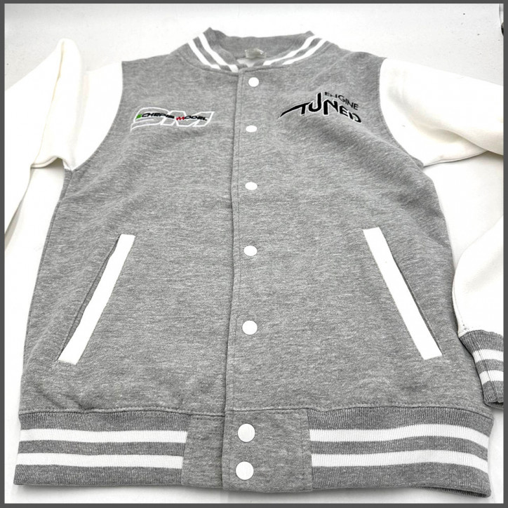 Varsity jacket sm/tuned grey s