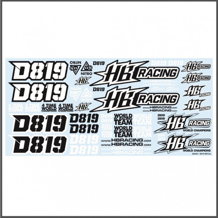 D819 decal