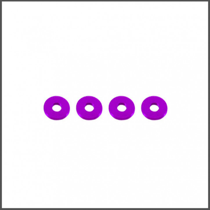 4x11x1.0 aluminium washer purple (RS-918-1.0-PU)