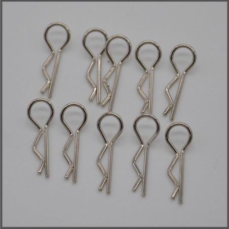 BODY CLIPS - SMALL 1/10 (10 PCS) SPARE PARTS BLISS