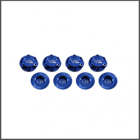 Wheel nut 17 mm 1,25 blue (4) (RS-708-1.25-BL)