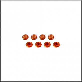 Wheel nut 17 mm 1,25 orange (4)