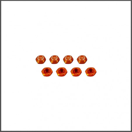 Wheel nut 17 mm 1,25 orange (4) (RS-708-1.25-OR)