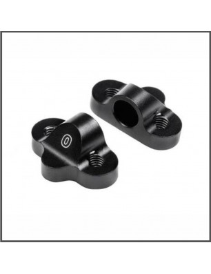 DUAL PIVOT BLOCK SET FR/RF 0 DEGREE (BLACK) SPARE PARTS HB