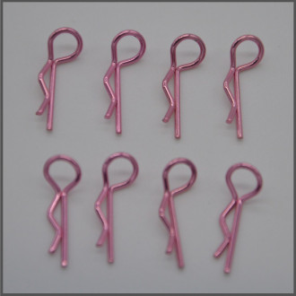 BODY CLIPS - SMALL 1/10 PINK (8 PCS) SPARE PARTS BLISS