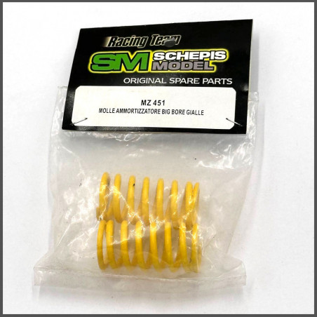 Yellow big bore shock absorber springs