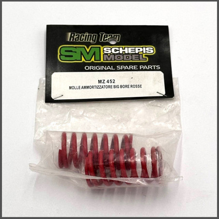 Red big bore shock absorber springs