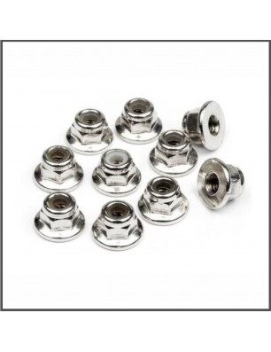 FLANGED LOCK NUT M3 (10PCS) SPARE PARTS HB