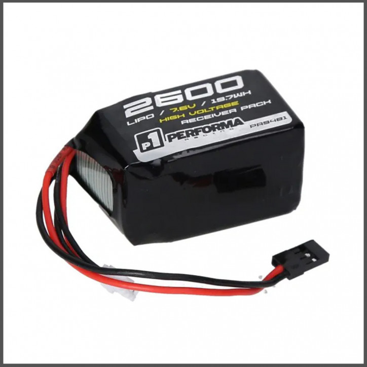 Performa lipo hump receiver pack 2600mah 7.4v (PA9481)