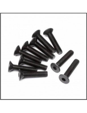 FLAT HEAD SCREW M3X14MM (HEX SOCKET/10PCS) SPARE PARTS HB