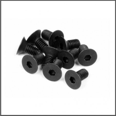 FLAT HEAD SCREW M3X6MM (HEX SOCKET/10PCS) SPARE PARTS HB