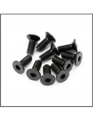 FLAT HEAD SCREW M4X10MM (HEX SOCKET/10PCS) SPARE PARTS HB