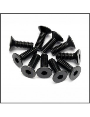 FLAT HEAD SCREW M4X12MM (HEX SOCKET/10PCS) SPARE PARTS HB