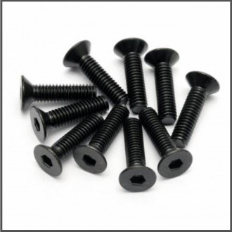 FLAT HEAD SCREW M4X15MM (HEX SOCKET/10PCS) SPARE PARTS HB