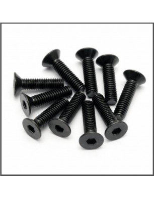 FLAT HEAD SCREW M4X15MM (HEX SOCKET/10PCS) SPARE PARTS HB