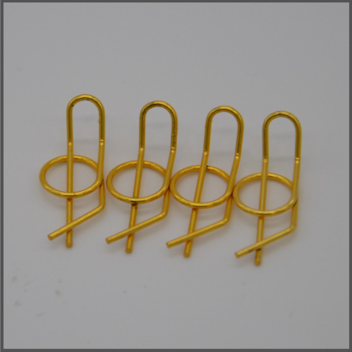 Body clips ( 4 pcs) golden (BLI003GD)