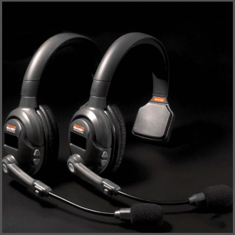Smart-com headset (standard) - grey/dark grey, 1 master / 1 remote