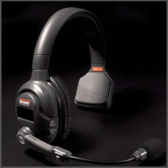 Smart-com headset (standard) - grey/dark grey, single unit- 1 remote