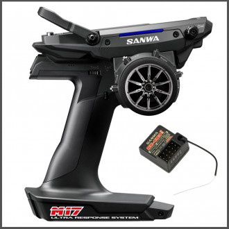 Sanwa M17 2.4ghz 4ch (rx-493i) + 1 receiver (101A32483A)