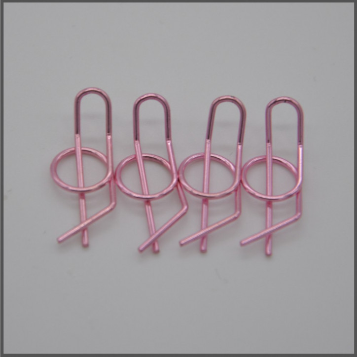 Body clips ( 4 pcs) pink (BLI003P)