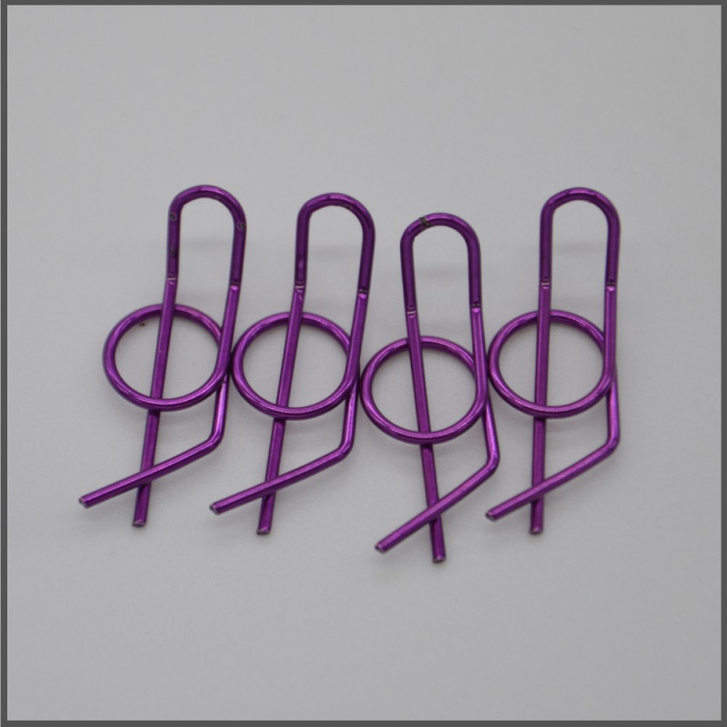 BODY CLIPS ( 4 PCS) PURPLE SPARE PARTS BLISS