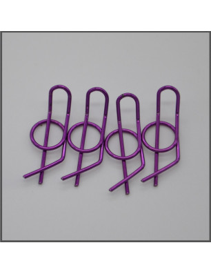 BODY CLIPS ( 4 PCS) PURPLE SPARE PARTS BLISS