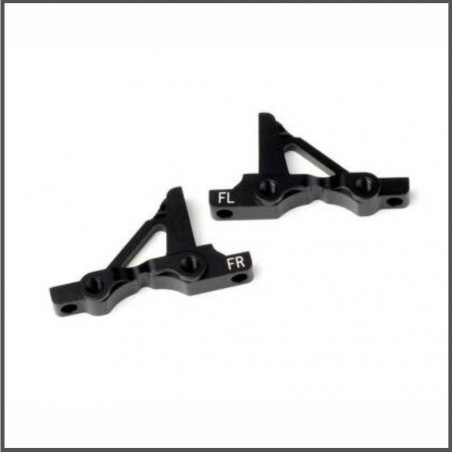 Front upper bulkhead (7075/black) (HB114502)