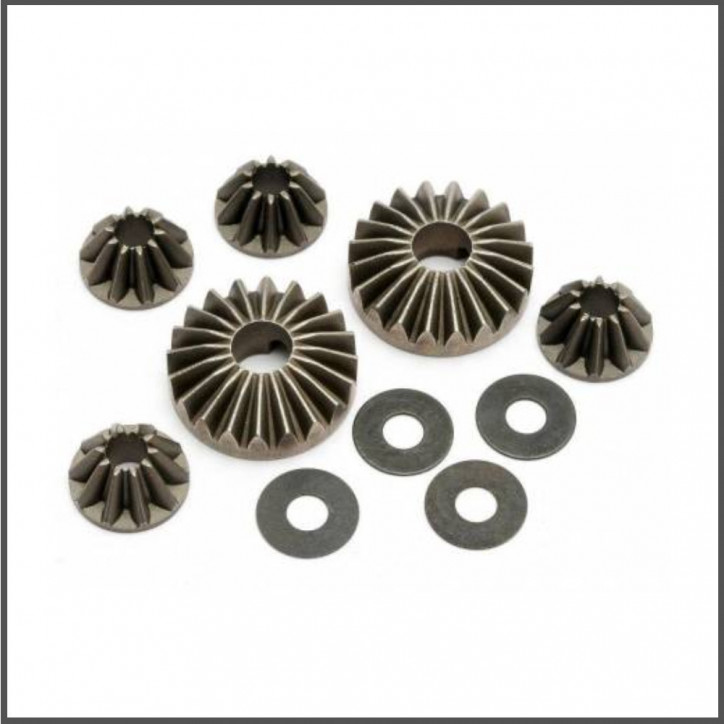 Hard steel differential gear set (HBC8101-1)