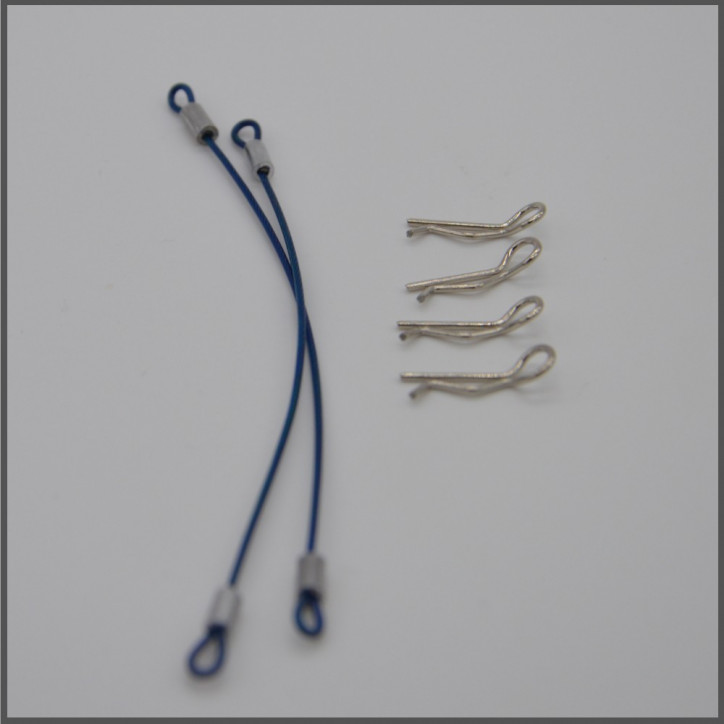 Body clips w/blue cord (BLI006BU)