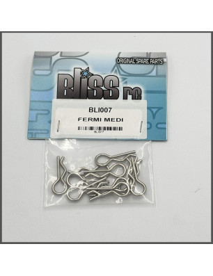 BODY CLIPS MEDIUM 10PZ SPARE PARTS BLISS